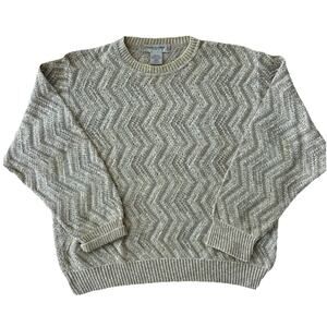 Pronto Uomo Firenze 90s VTG Men’s Sweater size medium 50 FLAW
